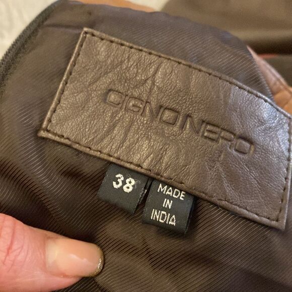 Cigno Nero genuine leather dress, M - Picture 8 of 9